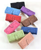 Faux Suede™ - Long Wallet Women Matte Leather Lady Purse
