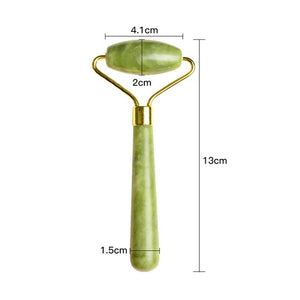 Jade Roller Anti-Aging Face Massager and Gua Sha Jade Stone