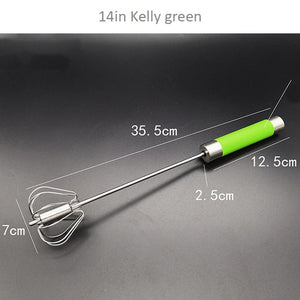 12' Stainless Steel Semi Automatic Egg Beater /Egg Whisk /Egg