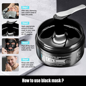 JVR Blackhead Remover Mask - Bamboo Charcoal Cleansing Mask