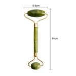 Jade Roller Anti-Aging Face Massager and Gua Sha Jade Stone