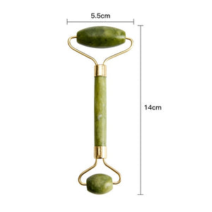 Jade Roller Anti-Aging Face Massager and Gua Sha Jade Stone