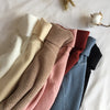 Women's Turtleneck Ribbed Long Sleeve Slim Sweater