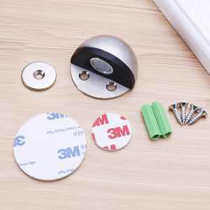 Floor Mount Stainless Steel Magnetic Door Stopper