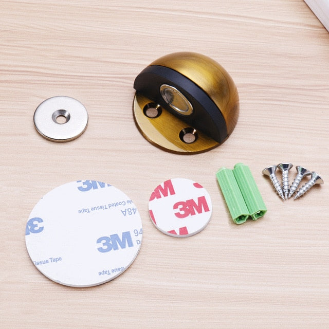 Floor Mount Stainless Steel Magnetic Door Stopper