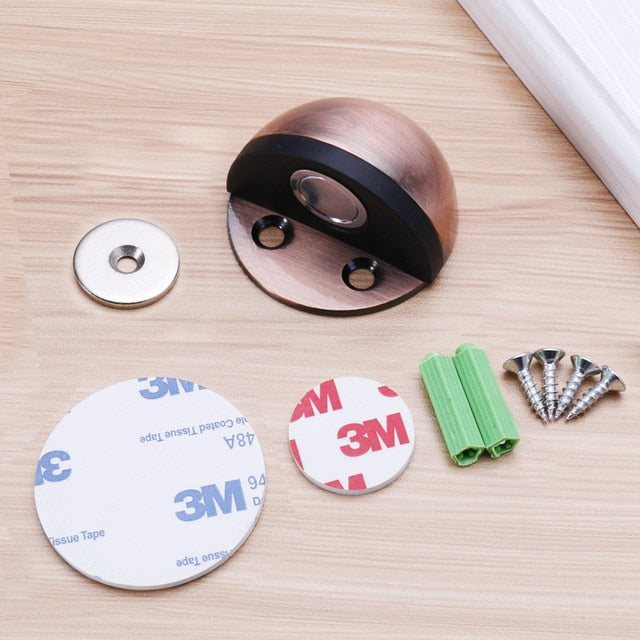 Floor Mount Stainless Steel Magnetic Door Stopper