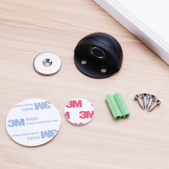 Floor Mount Stainless Steel Magnetic Door Stopper