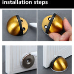 Floor Mount Stainless Steel Magnetic Door Stopper